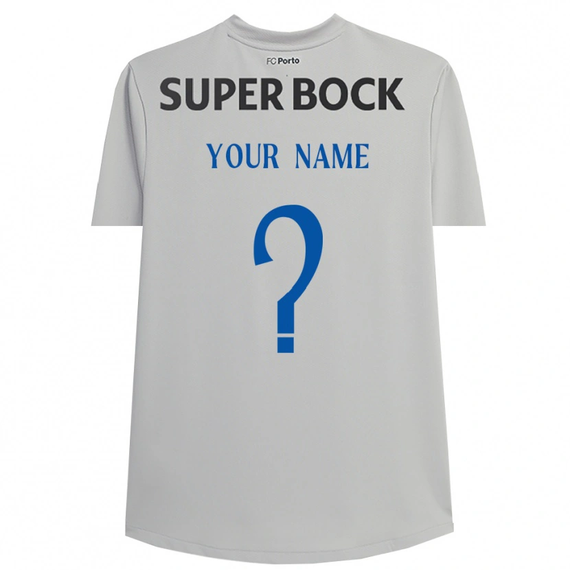 Danxen Men FC Porto Light Gray Black Goalkeeper Jersey 2025/26 T-Shirt