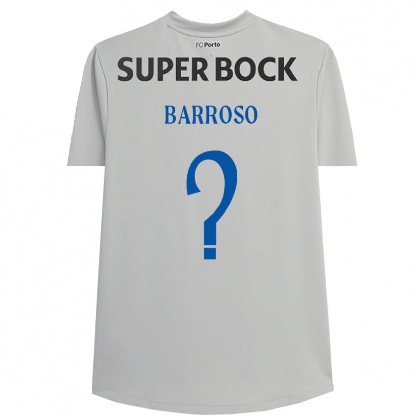 Danxen Men Francisco Barroso #0 Light Gray Black Goalkeeper Jersey 2025/26 T-Shirt