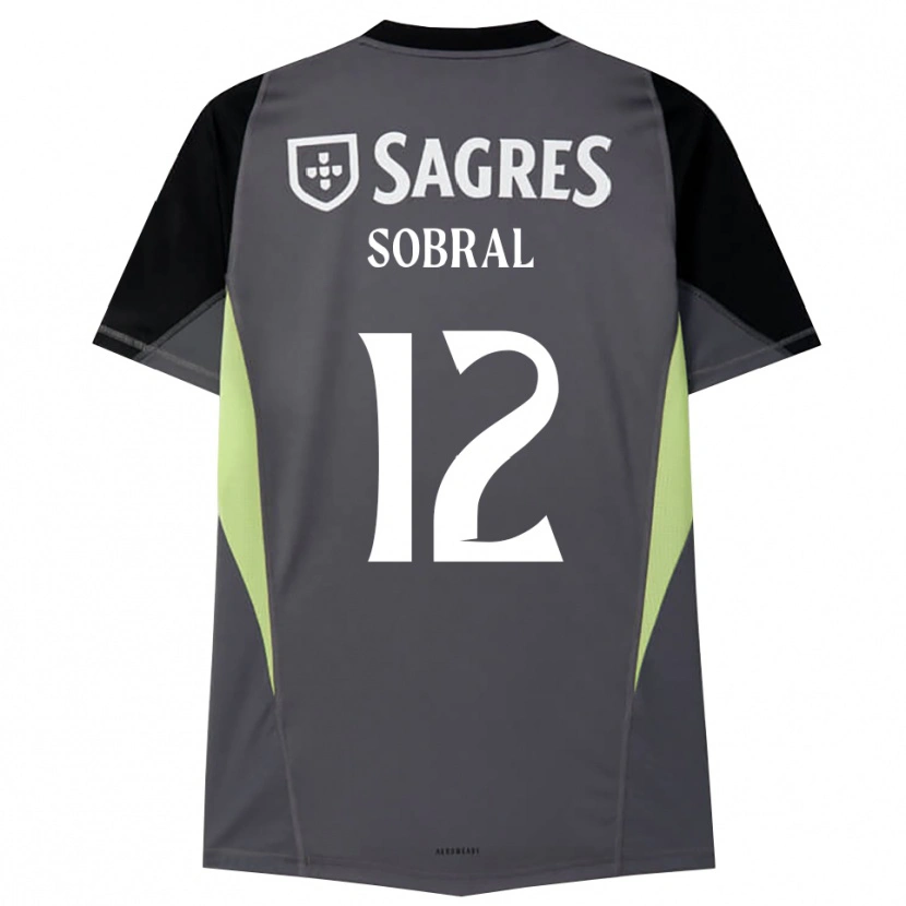 Danxen Men Gonçalo Sobral #12 Dark Gray Black Goalkeeper Jersey 2025/26 T-Shirt