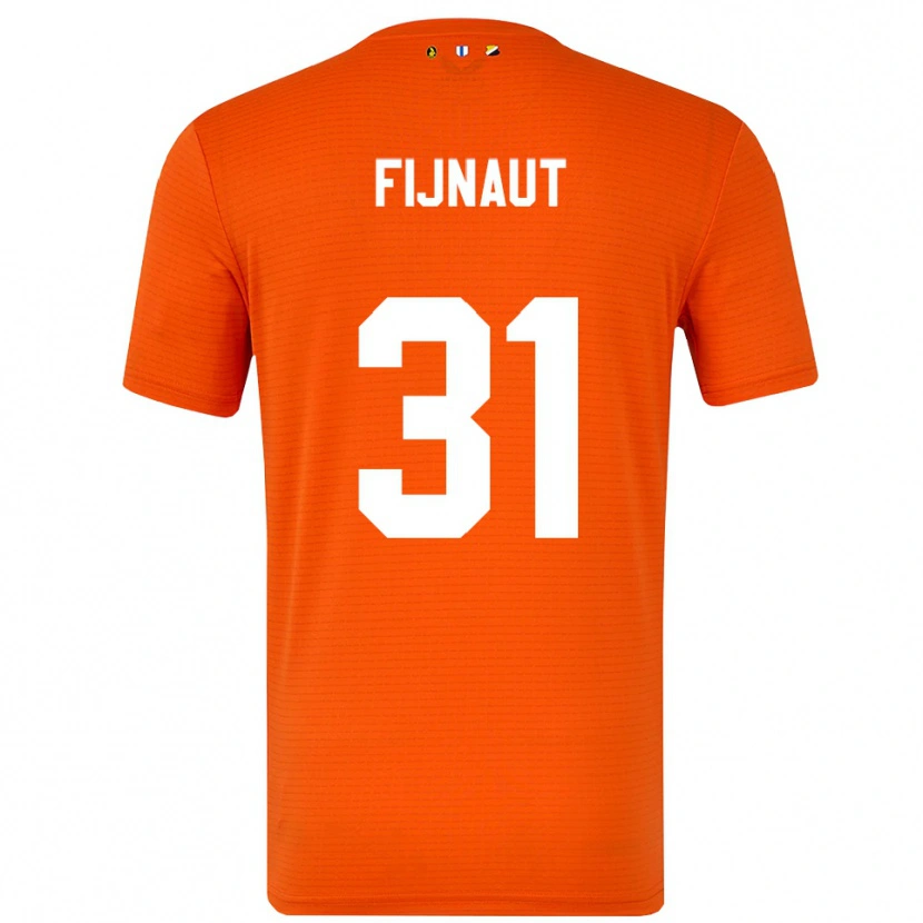 Danxen Men Lucas Fijnaut #31 Orange Black Goalkeeper Jersey 2025/26 T-Shirt