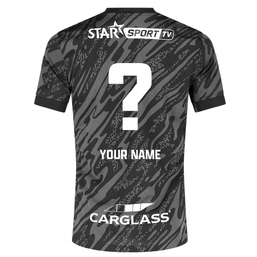 Danxen Men KRC Genk Dark Gray Black Goalkeeper Jersey 2025/26 T-Shirt