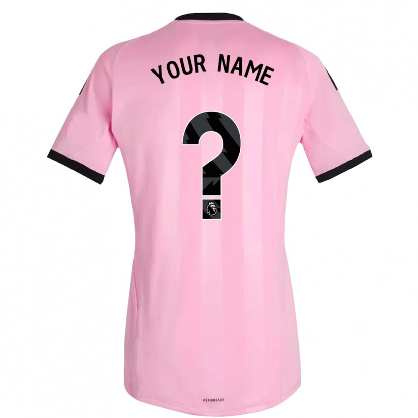 Danxen Men Manchester United Pink Black Goalkeeper Jersey 2025/26 T-Shirt