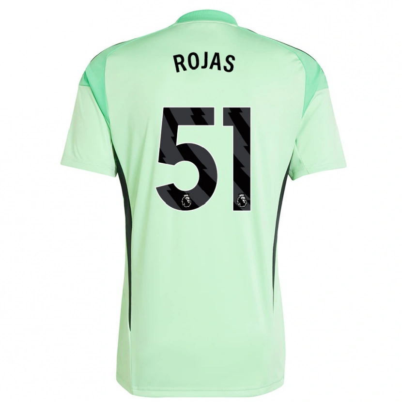 Danxen Men Alexéi Rojas #51 Light Green Black Goalkeeper Jersey 2025/26 T-Shirt
