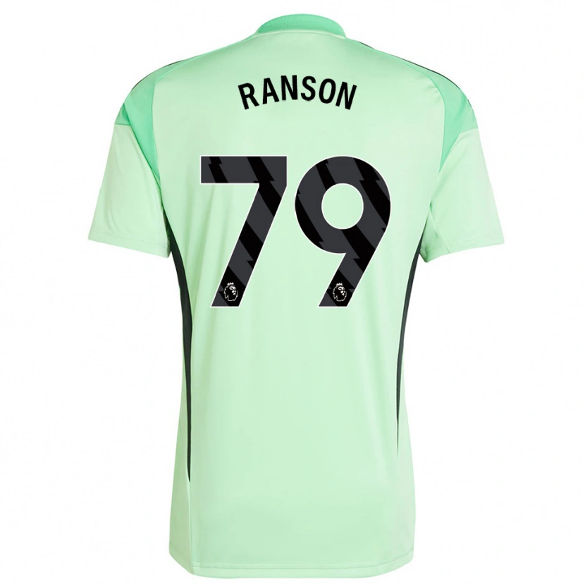 Danxen Men Khari Ranson #79 Light Green Black Goalkeeper Jersey 2025/26 T-Shirt