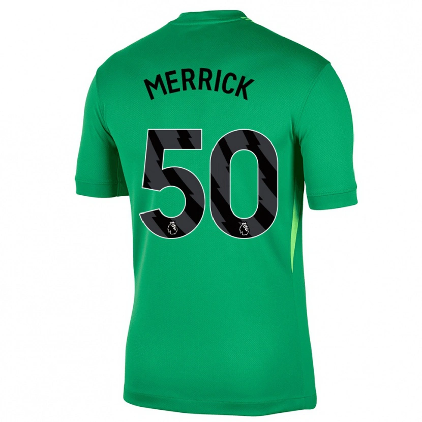 Danxen Men Max Merrick #50 Green Black Goalkeeper Jersey 2025/26 T-Shirt