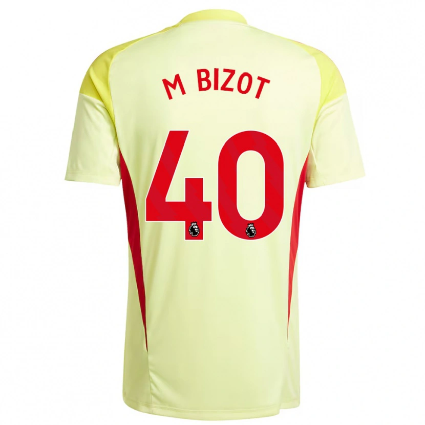 Danxen Men Marco Bizot #40 Light Yellow Goalkeeper Jersey 2025/26 T-Shirt