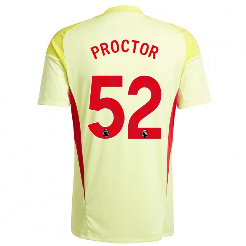 Danxen Men Sam Proctor #52 Light Yellow Goalkeeper Jersey 2025/26 T-Shirt