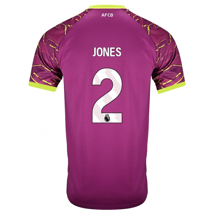 Danxen Men Abby Jones #2 Dark Magenta Goalkeeper Jersey 2025/26 T-Shirt