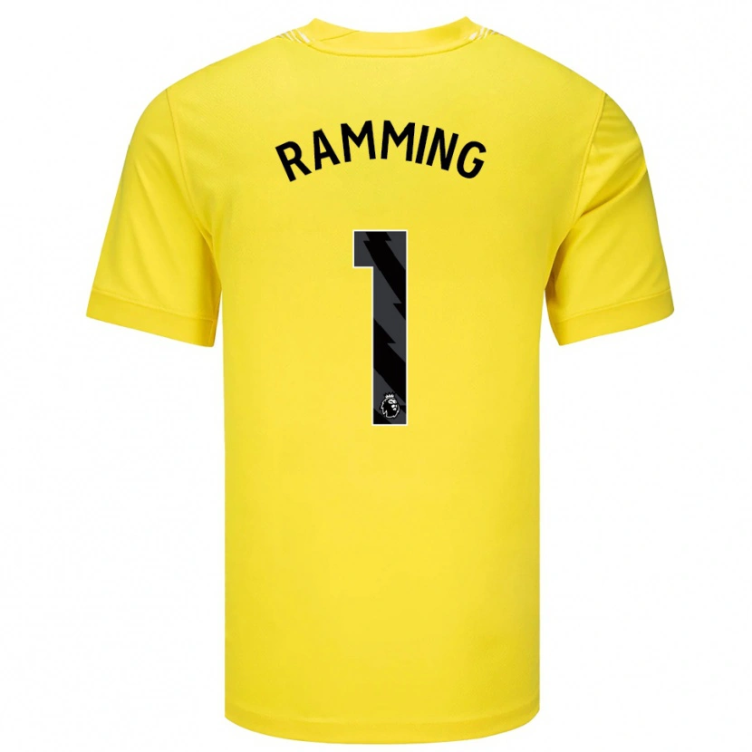 Danxen Men Nils Ramming #1 Yellow Black Goalkeeper Jersey 2025/26 T-Shirt
