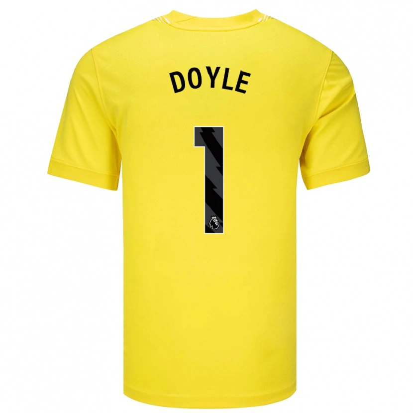 Danxen Men Liam Doyle #1 Yellow Black Goalkeeper Jersey 2025/26 T-Shirt