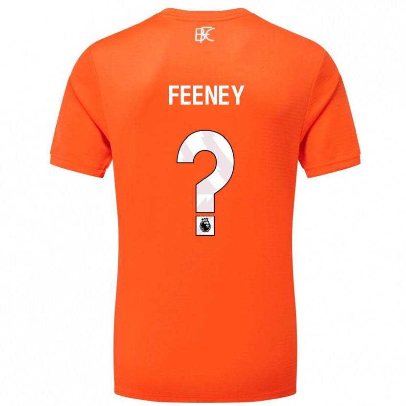 Danxen Men Callum Feeney #0 Orange White Goalkeeper Jersey 2025/26 T-Shirt