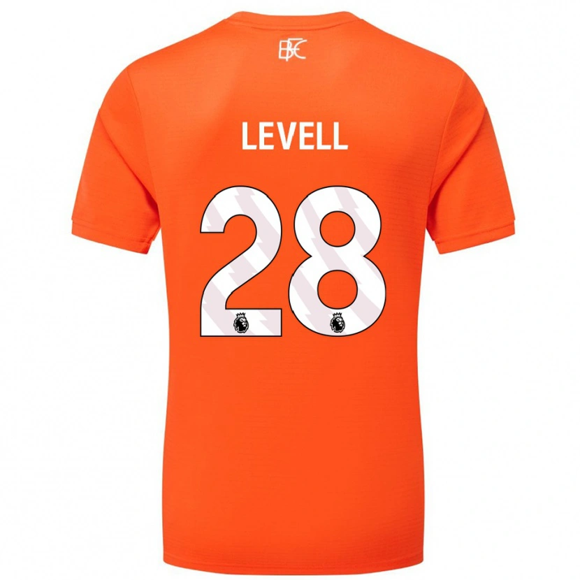Danxen Men Kirstie Levell #28 Orange White Goalkeeper Jersey 2025/26 T-Shirt