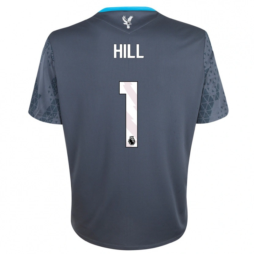 Danxen Men Marcus Hill #1 Dark Gray White Goalkeeper Jersey 2025/26 T-Shirt