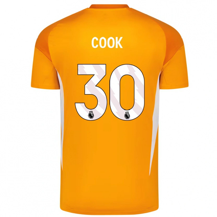 Danxen Men Robbie Cook #30 Orange White Goalkeeper Jersey 2025/26 T-Shirt