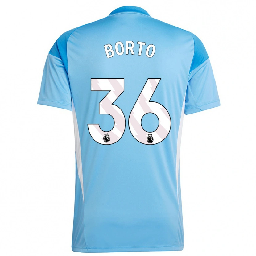 Danxen Men Alex Borto #36 Blue White Goalkeeper Jersey 2025/26 T-Shirt