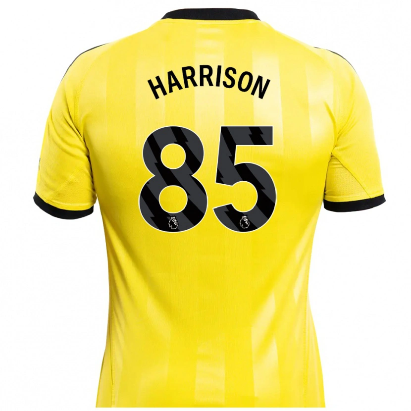 Danxen Men Adam Harrison #85 Yellow Black Goalkeeper Jersey 2025/26 T-Shirt