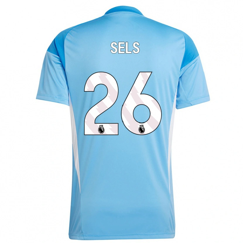Danxen Men Matz Sels #26 Blue White Goalkeeper Jersey 2025/26 T-Shirt
