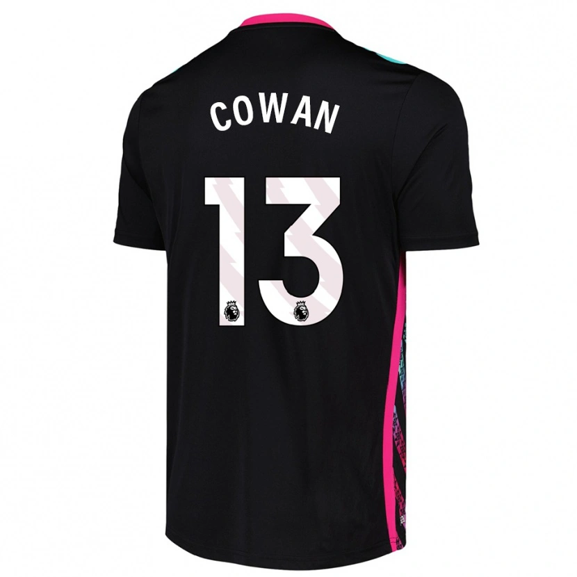 Danxen Men Joe Cowan #13 Black White Goalkeeper Jersey 2025/26 T-Shirt