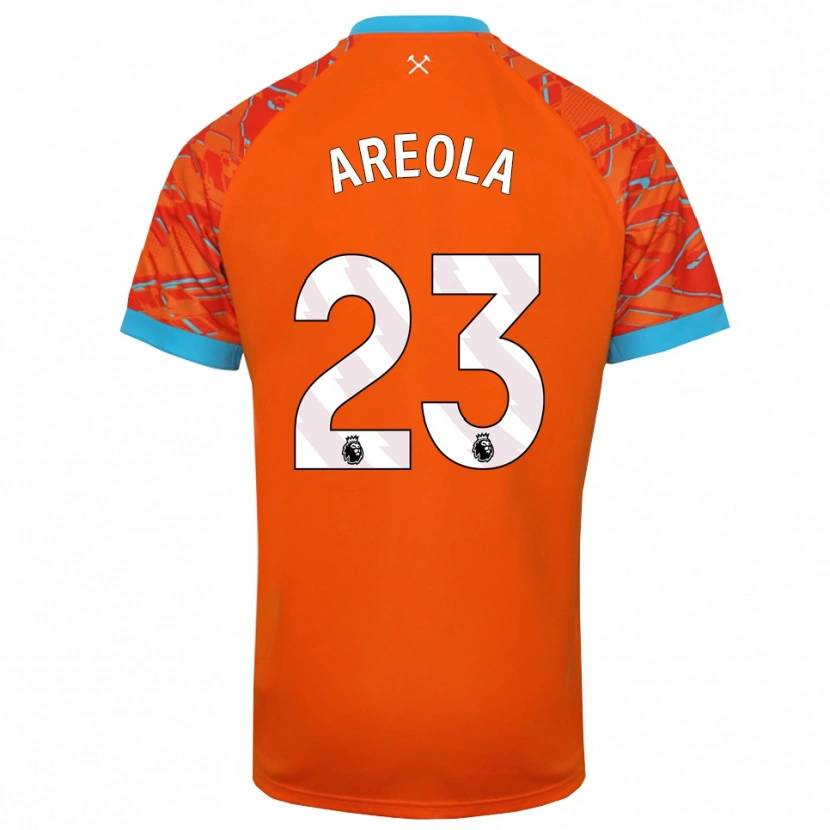 Danxen Men Alphonse Areola #23 Orange White Goalkeeper Jersey 2025/26 T-Shirt