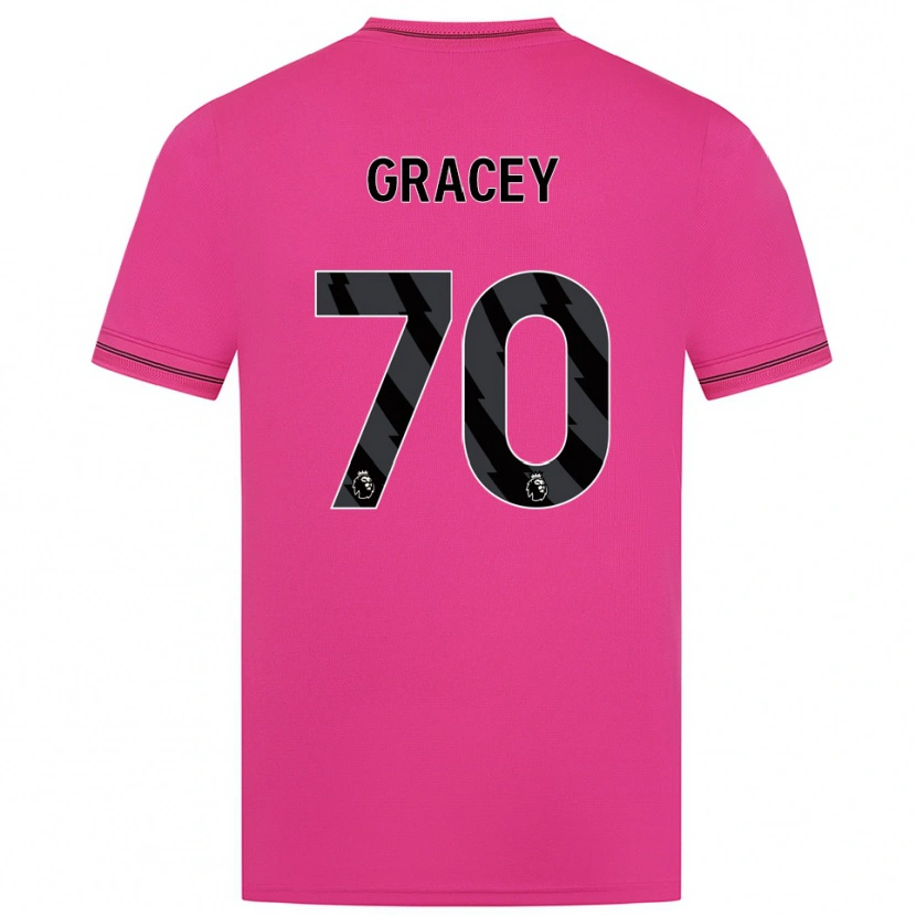 Danxen Men Josh Gracey #70 Magenta Black Goalkeeper Jersey 2025/26 T-Shirt