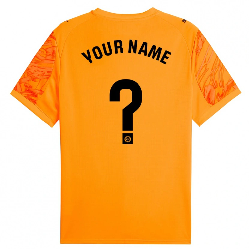 Danxen Men Deportivo Alaves Orange Black Goalkeeper Jersey 2025/26 T-Shirt