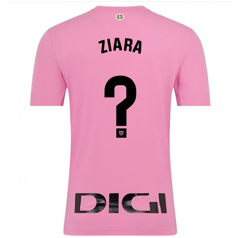 Danxen Men Ziara Vega Uribarri #0 Pink Black Goalkeeper Jersey 2025/26 T-Shirt