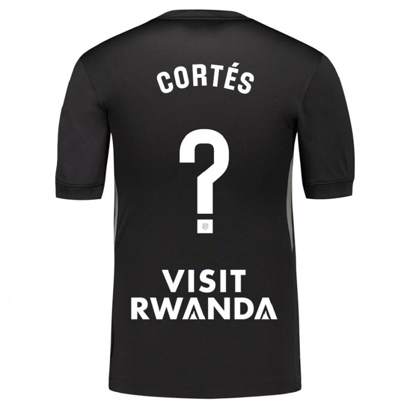 Danxen Men Lucas Cortés #0 Black White Goalkeeper Jersey 2025/26 T-Shirt