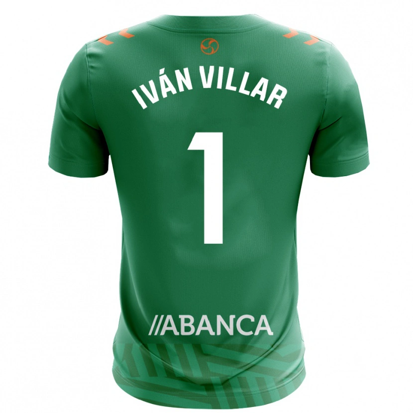 Danxen Men Iván Villar #1 Green White Goalkeeper Jersey 2025/26 T-Shirt