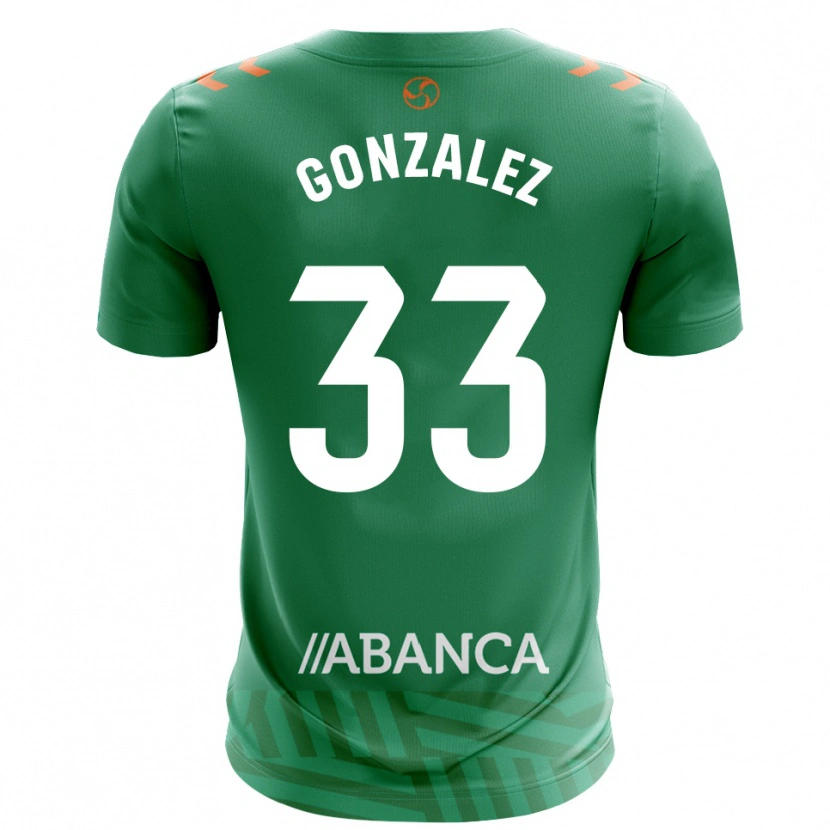Danxen Men Marcos González #33 Green White Goalkeeper Jersey 2025/26 T-Shirt