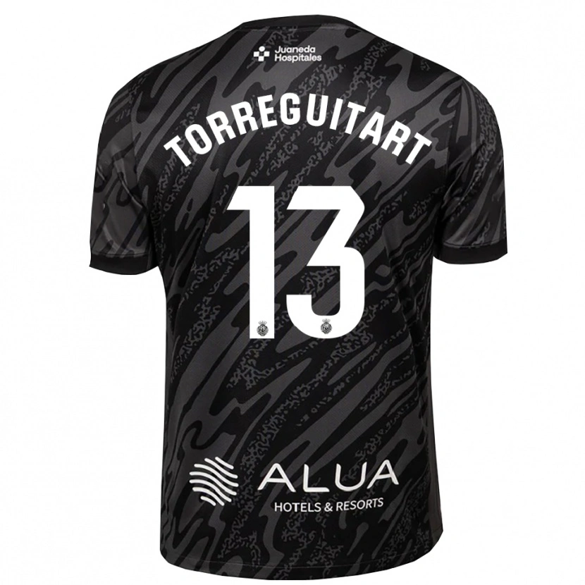 Danxen Men Nil Torreguitart #13 Dark Gray Black Goalkeeper Jersey 2025/26 T-Shirt