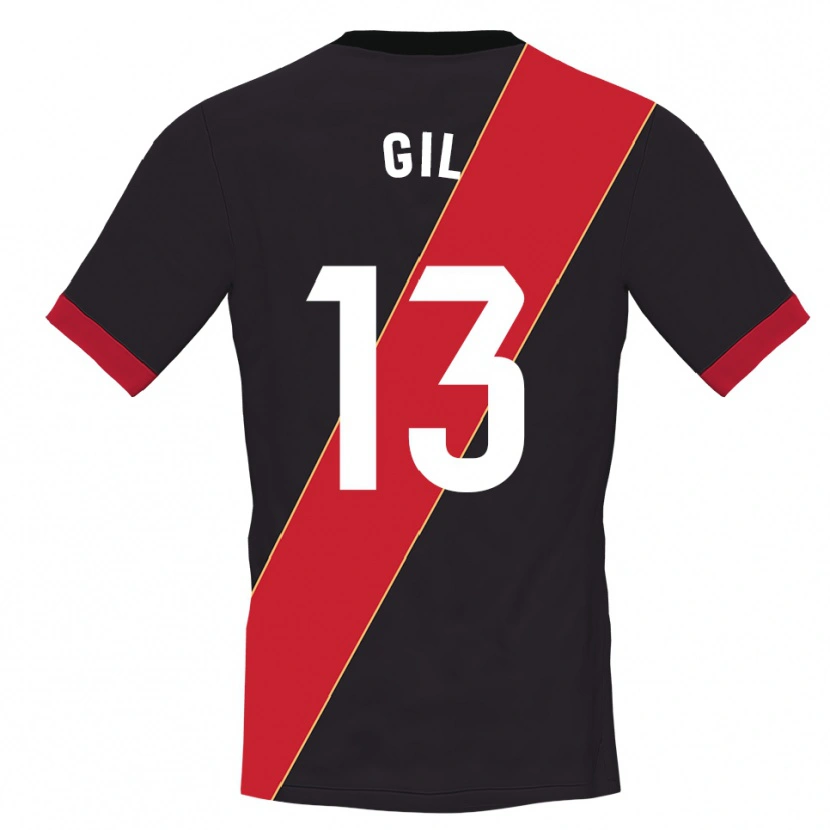 Danxen Men Juanpe Gil #13 Black Red Goalkeeper Jersey 2025/26 T-Shirt