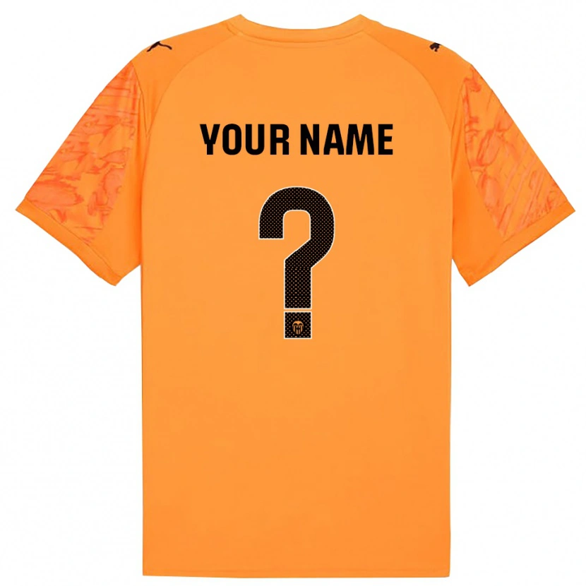 Danxen Men Valencia Orange Black Goalkeeper Jersey 2025/26 T-Shirt