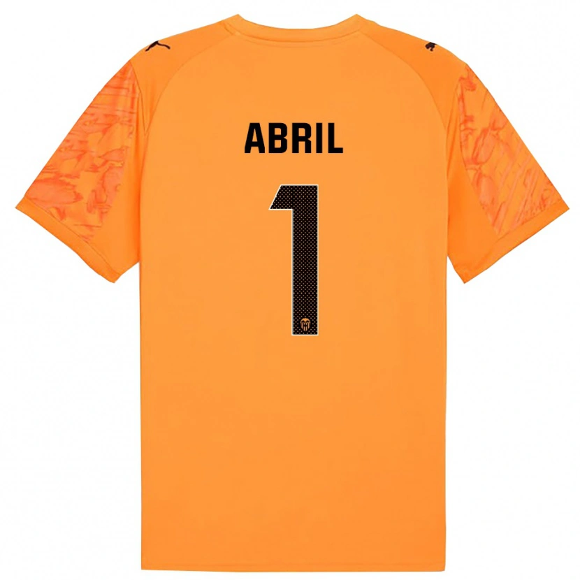 Danxen Men Vicent Abril #1 Orange Black Goalkeeper Jersey 2025/26 T-Shirt