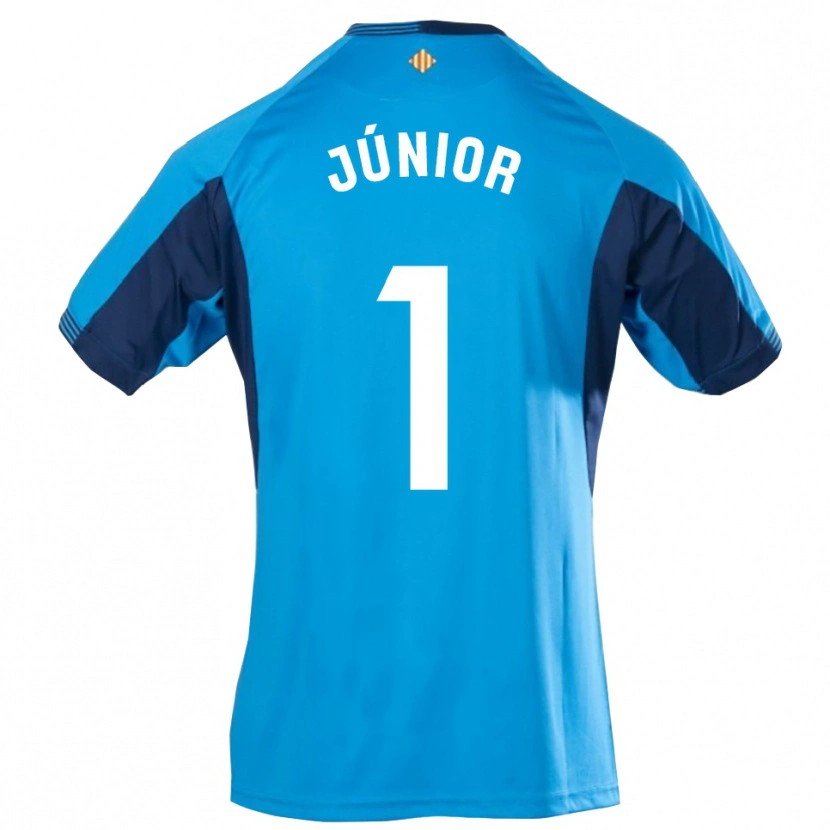 Danxen Men Luiz Júnior #1 Blue White Goalkeeper Jersey 2025/26 T-Shirt