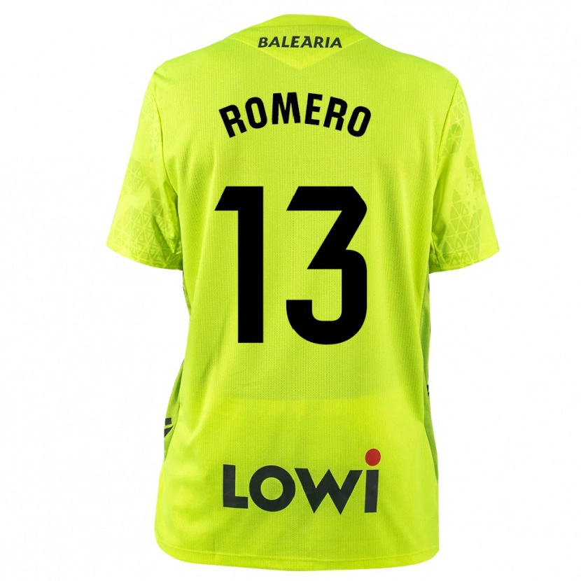 Danxen Men Cayetano Romero #13 Fluorescent Green Black Goalkeeper Jersey 2025/26 T-Shirt
