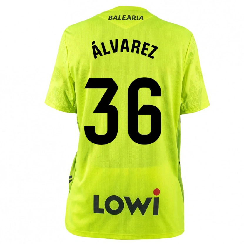 Danxen Men Anna Álvarez #36 Fluorescent Green Black Goalkeeper Jersey 2025/26 T-Shirt
