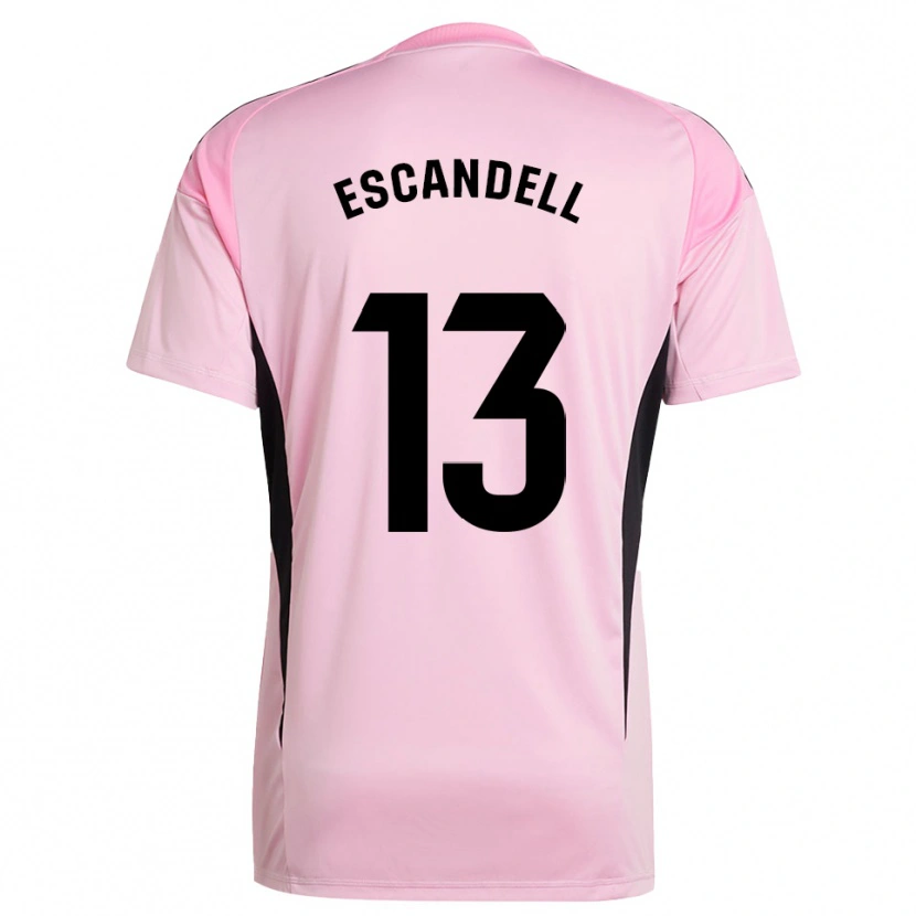 Danxen Men Aarón Escandell #13 Pink Black Goalkeeper Jersey 2025/26 T-Shirt