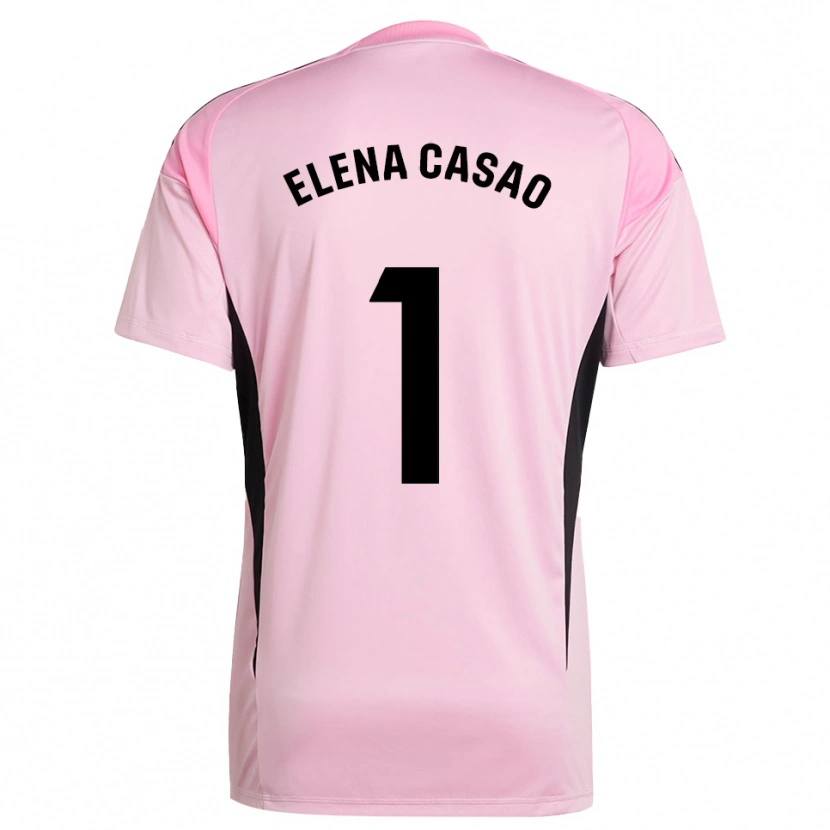 Danxen Men Elena Casao López #1 Pink Black Goalkeeper Jersey 2025/26 T-Shirt
