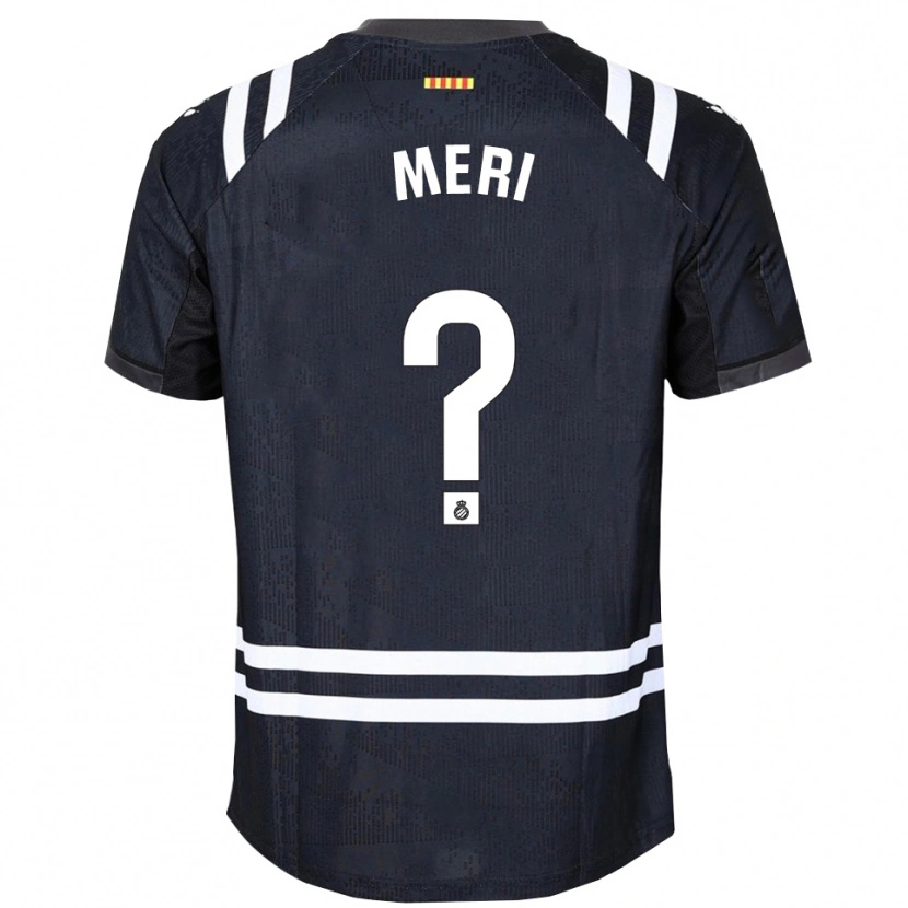 Danxen Men Meritxel Muñoz Alsina #0 Black White Goalkeeper Jersey 2025/26 T-Shirt