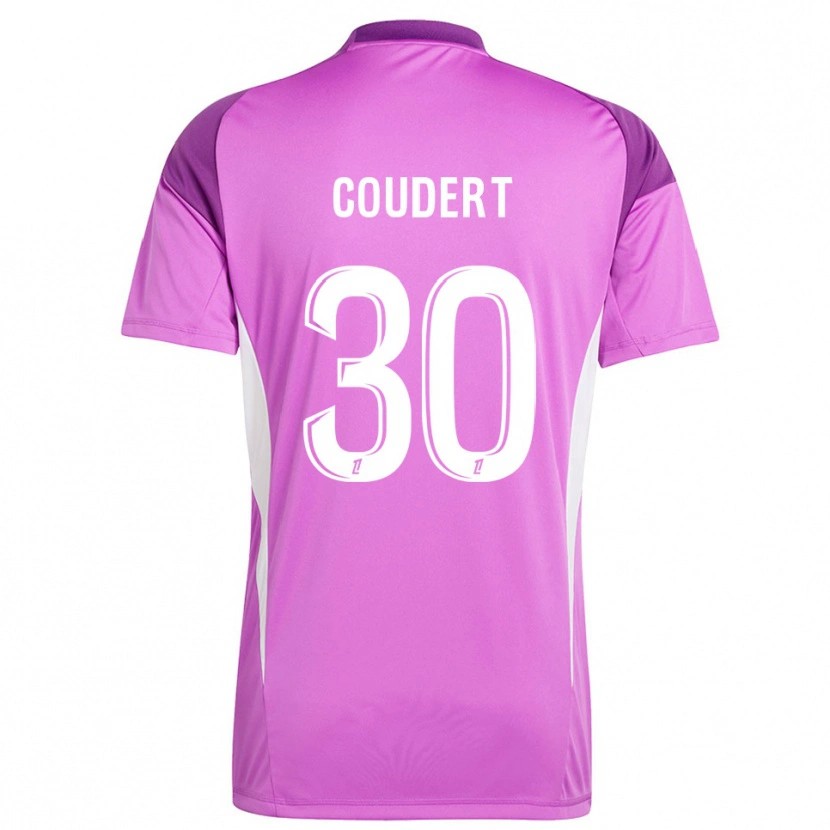 Danxen Men Grégoire Coudert #30 Lilac White Goalkeeper Jersey 2025/26 T-Shirt