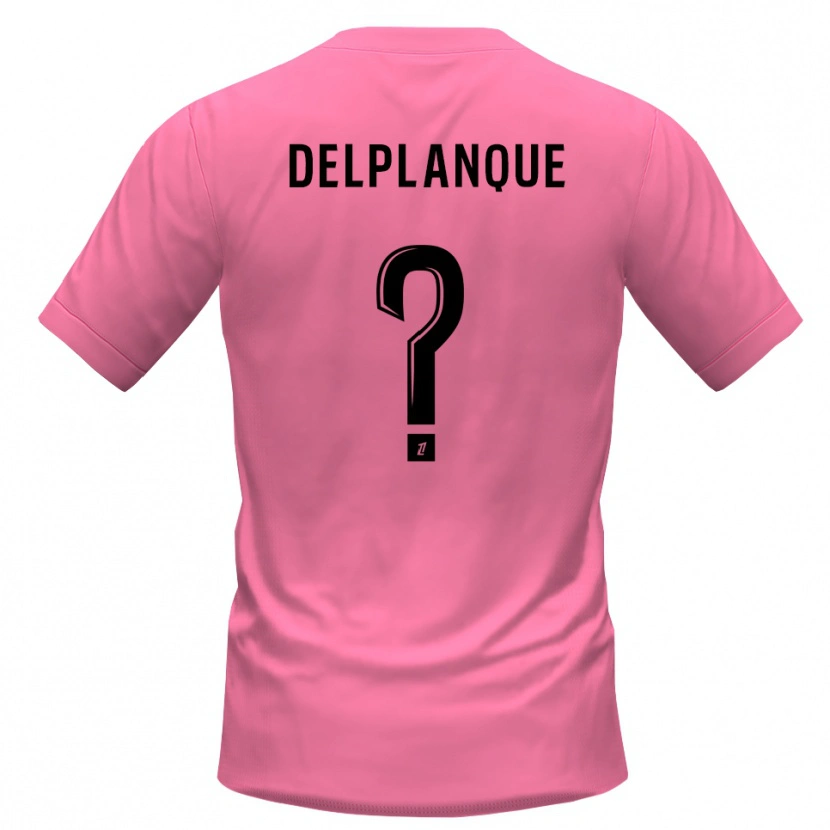 Danxen Men Gaël Delplanque #0 Pink Black Goalkeeper Jersey 2025/26 T-Shirt