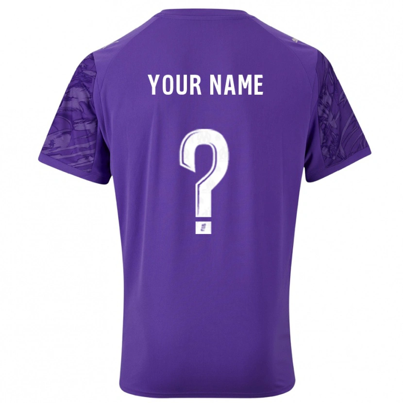 Danxen Men Olympique Marseille Purple White Goalkeeper Jersey 2025/26 T-Shirt