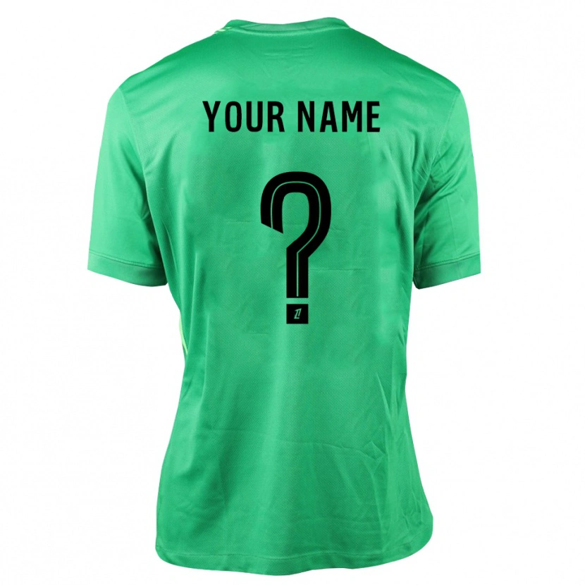 Danxen Men Paris Saint-Germain Green Black Goalkeeper Jersey 2025/26 T-Shirt