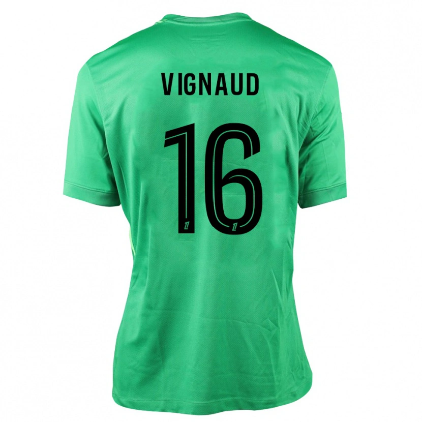 Danxen Men Arthur Vignaud #16 Green Black Goalkeeper Jersey 2025/26 T-Shirt