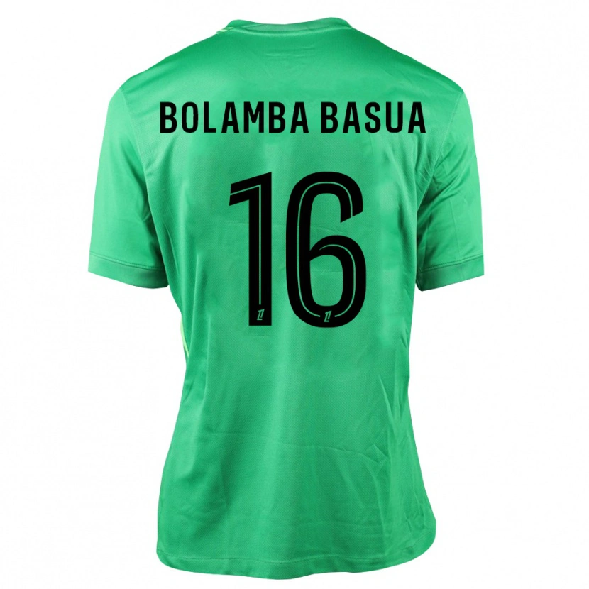 Danxen Men Kévin Bolamba Basua #16 Green Black Goalkeeper Jersey 2025/26 T-Shirt