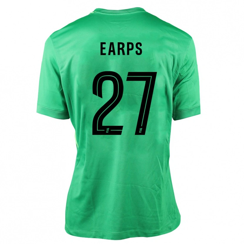Danxen Men Mary Earps #27 Green Black Goalkeeper Jersey 2025/26 T-Shirt