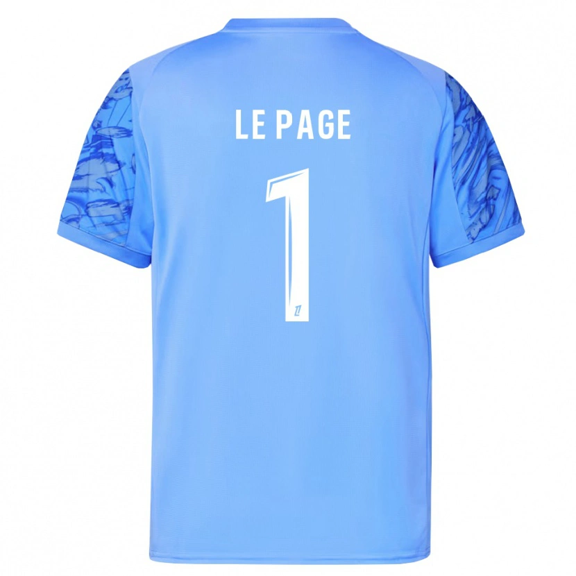 Danxen Men Noé Le Page #1 Blue White Goalkeeper Jersey 2025/26 T-Shirt