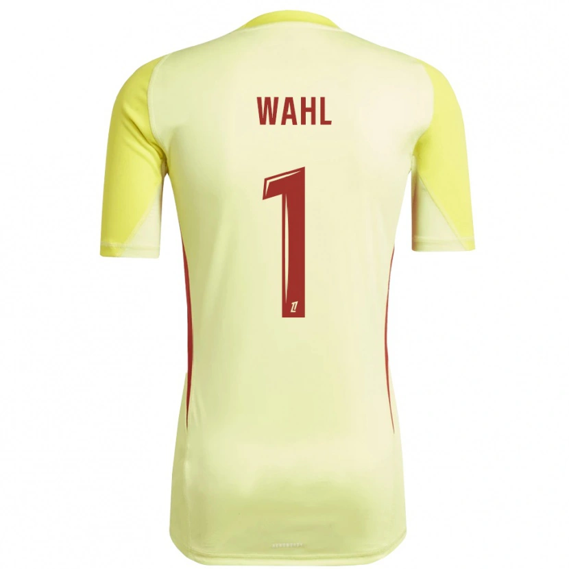 Danxen Men Manon Wahl #1 Light Yellow Red Goalkeeper Jersey 2025/26 T-Shirt