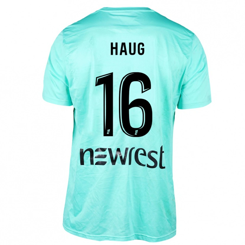 Danxen Men Kjetil Haug #16 Aqua Black Goalkeeper Jersey 2025/26 T-Shirt