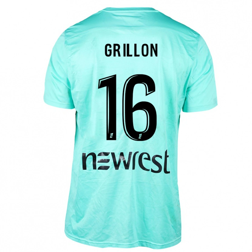 Danxen Men Gaëlle Grillon #16 Aqua Black Goalkeeper Jersey 2025/26 T-Shirt